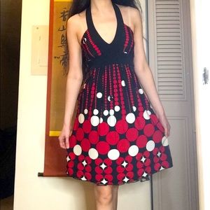 Speechless Halter Dress cute polka dots size 2-4